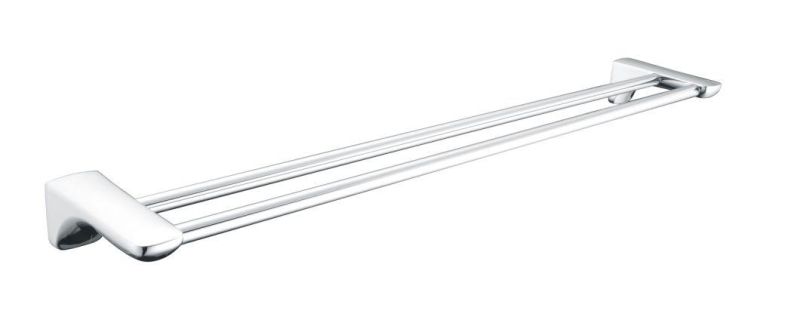 Smooth Glossy Zinc Alloy Chrome Plated Surface Bathroom Accessories Set