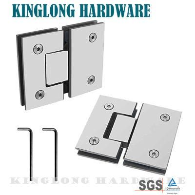 Furniture Hardware 180 Degree Bathroom Glass Door Clamp Shower Hinge