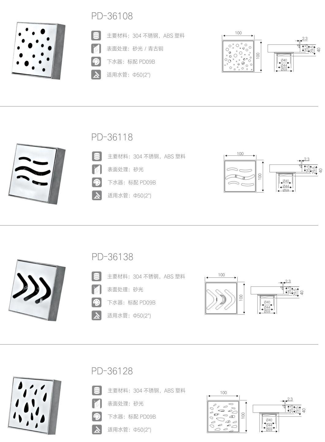 Shower Drain Good Selling Metal Shower Floor Drain Covers Stainless Steel