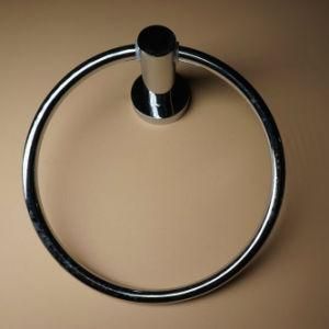 Wall Mounted Chrome Zinc Alloy Towel Ring 61009