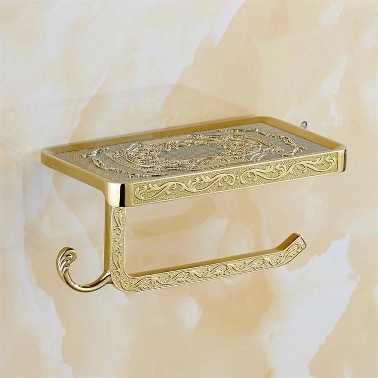 Brass Material Wall Mounted Bathroom Accessories Set, Bathroom Hardware Set