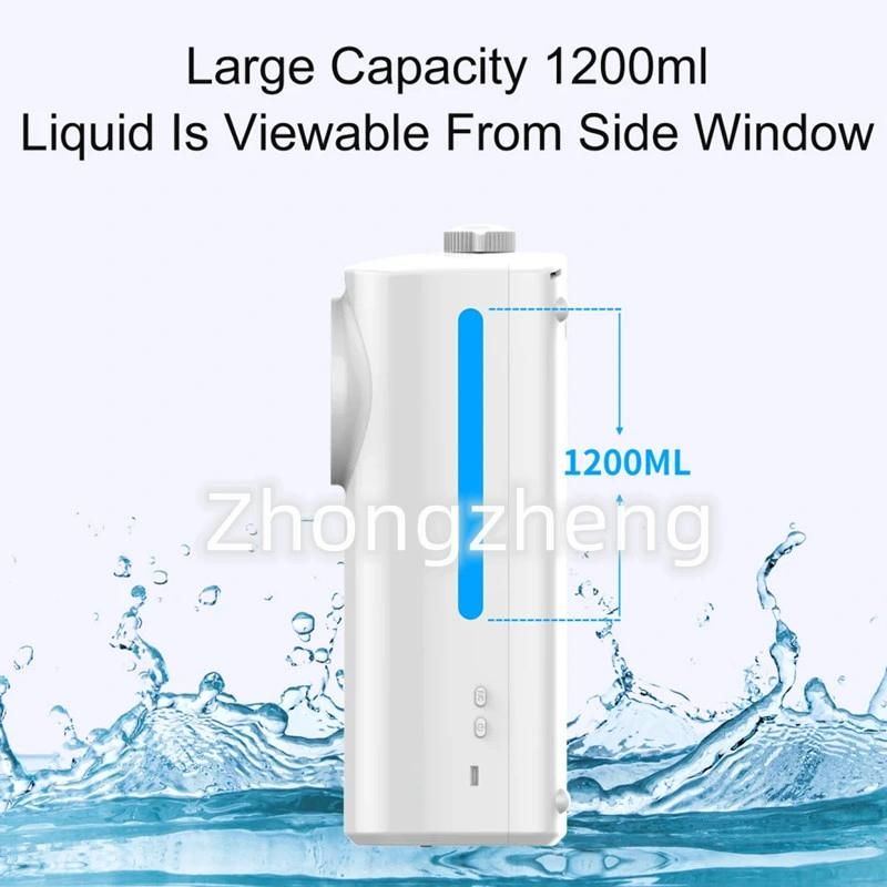 K9 Pro Dual Automatic Liquid Hand Alcohol Spray Forehead and Hand Temperature Measuring Intelligent Sensor Soap Dispenser