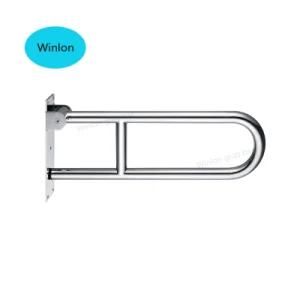 316 Stainless Steel Decorative Standing Flip up U Shape Basin Bath Bathroom Shower Handicap Grab Bar Handle Handrail for Disable