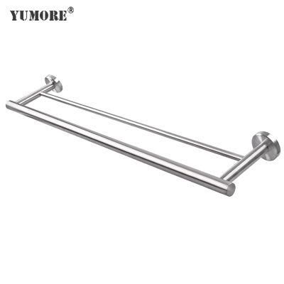 Stainless Steel 2 Tiers Foldable Bathroom Towel Rack