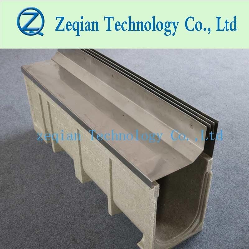 Galvanized Steel or Ss Slotting Polymer Trench Drain for Floor Drain