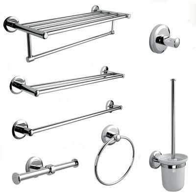 New Design Good Quality Brass Chrome Plating Towel Shelf Bathroom Accessories Set