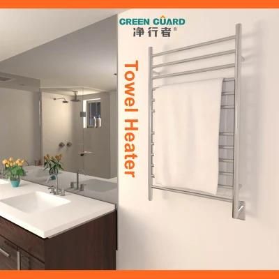 Stainless Steel Bathroom Towel Drying Rack Electric Heated Towel Rail Towel Warmer Heater with Timer Control Warming Racks
