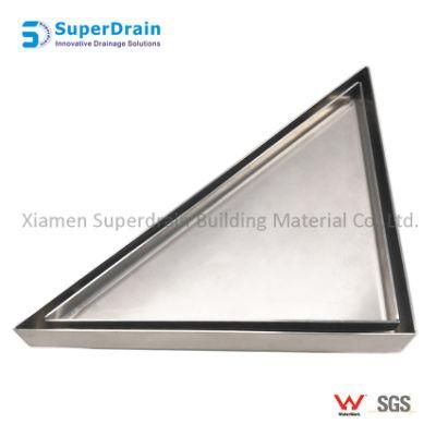 Stainless Steel Corner Drain Corner Shower Floor Stainless Steel Triangle Floor Drain
