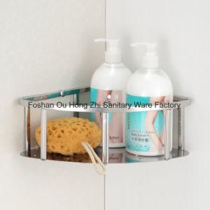 Bathroom Accessories Corner Mirror Shower Basket of Stainless Steel 304