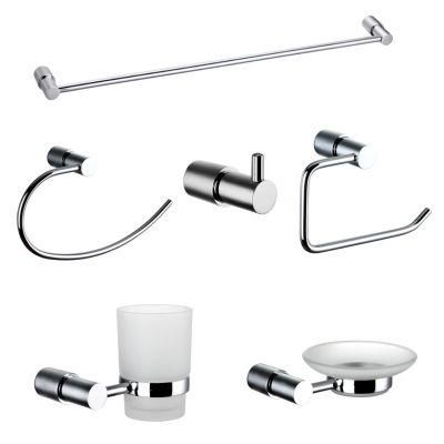 Bath Accessories Sets Sanitary Ware Chrome Plated Zinc Alloy 6PCS (NC51010)