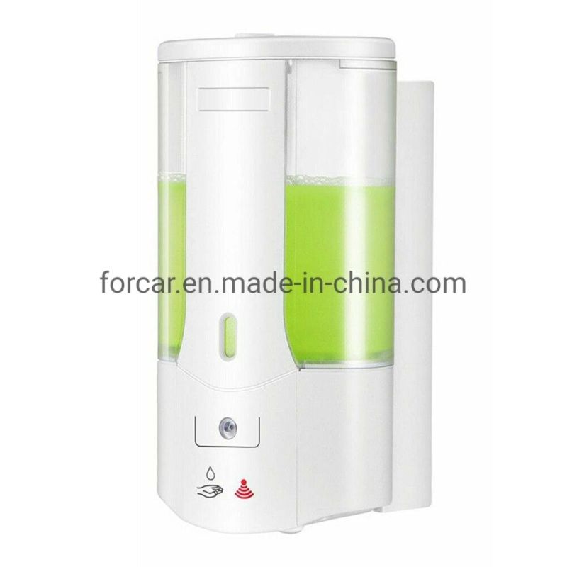 450ml Plastic Soap Dispenser Automatic Liquid Soap Dispenser Wall Mounted for Kitchen Bathroom