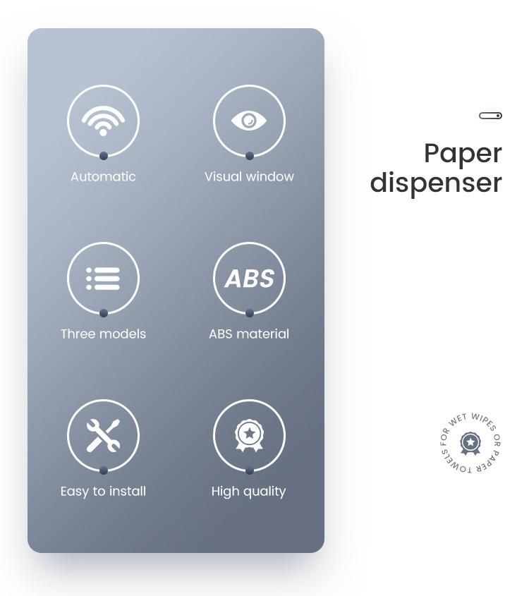 Saige Bathroom 250ml USB Rechargeable Automatic Hand Free Soap Dispenser