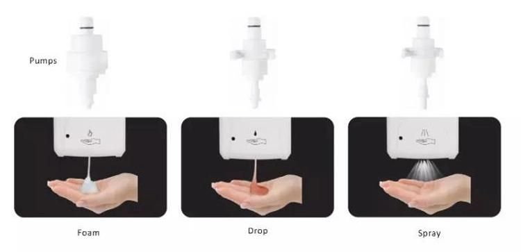 Three Pump Type Touless Foaming Liquid Soap Sanitizng Dispenser
