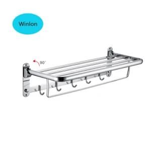 Stainless Steel Towel Bar Zinc Alloy L Gym Hotel Double Towel Rack Bar