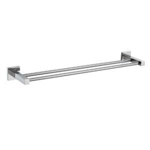 304 Stainless Steel Double Bar Towel Rack Bathroom Pendant Home Hotel