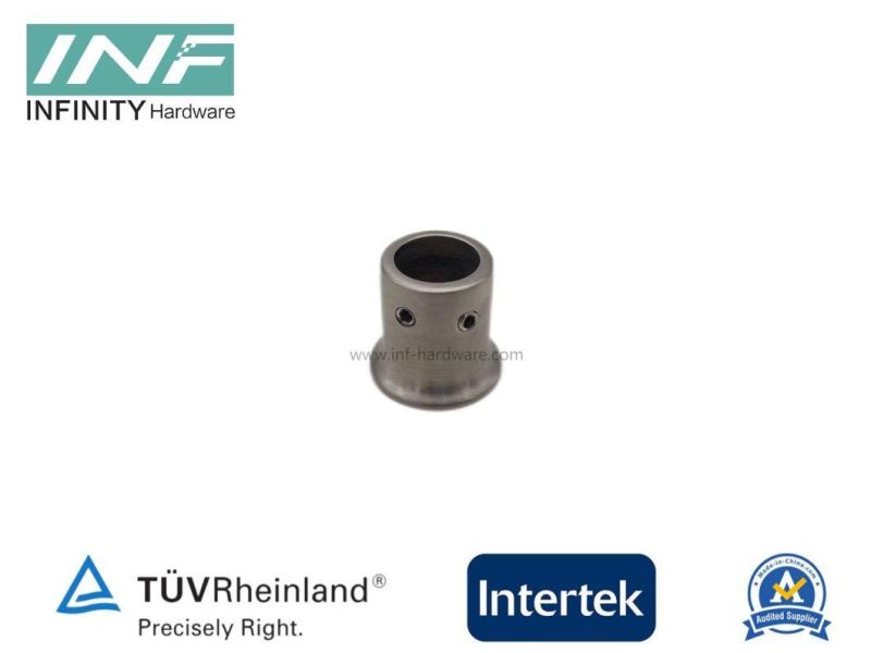 Brass Tube to Wall Mounted Shower Connector for Glass Fitting with Adjustable Function