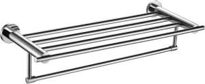 Stainless Steel Shelf Bathroom Towel Racks for Wall with Towel Rail