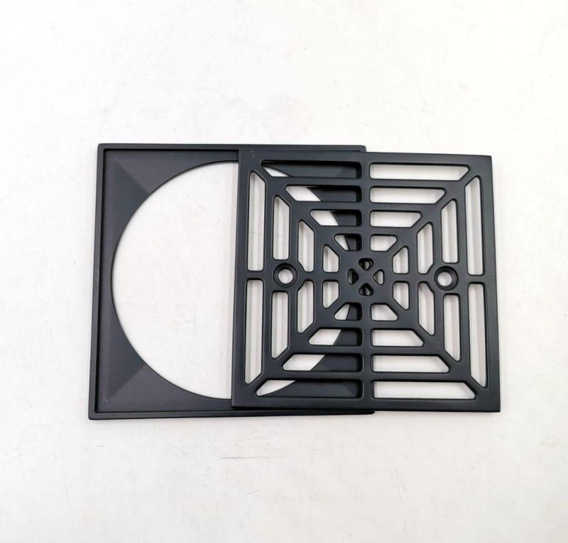 Zinc Alloy Shower Drain with Surface Coating of PVD