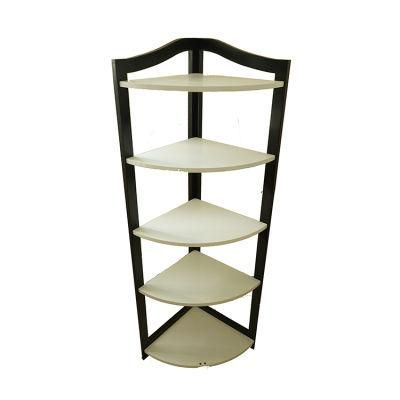 5 Layers Assorted Color Bamboo Corner Shelf