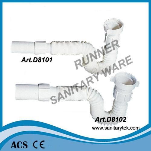 Flexible Waste Pipe & Extensible Plastic Tube (D8101 / D8102)