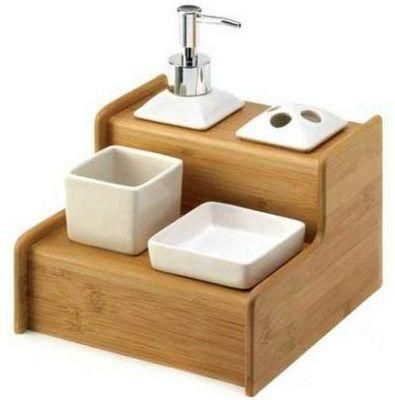 Bamboo Soap Dish Rack for Bathroom Furniture