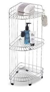 Big Size Bathroom Corner Metal Storage Rack