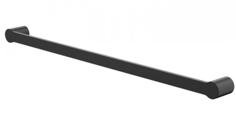 Australian Design Brass Matte Black Bathroom Single Towel Bar (77001)