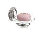 Zinc Alloy Wall Mounted Chrome Classic Soap Dish