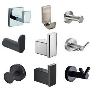 Wall Mounted Bathroom Robe Coat Towel Hanger 304 Stainless Steel