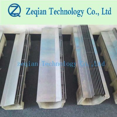 Galvanize Steel Slotted Polymer Edge Drainage Trench Channel for Rain Water