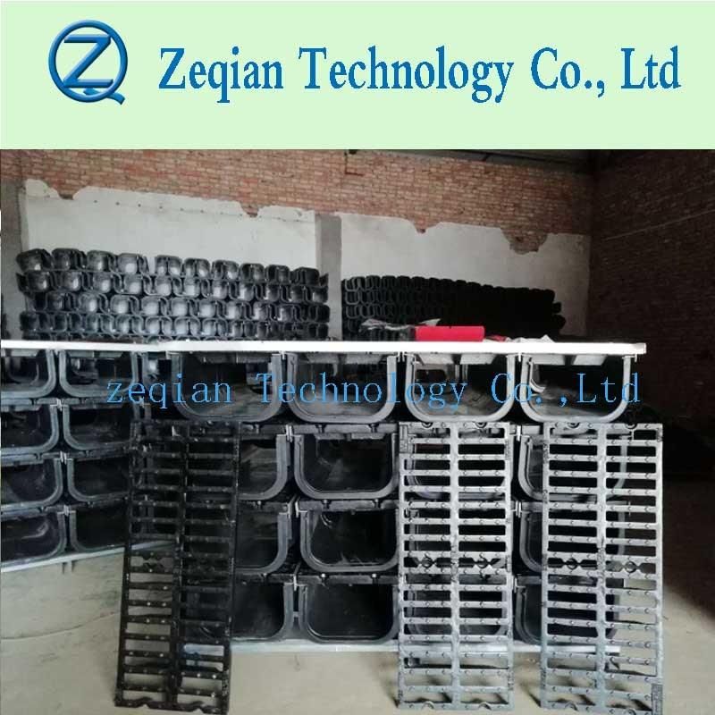 Plastic Drain Trench with Stainless Steel Grating Cover