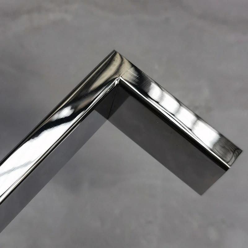 60cm Polished Stainless Steel Towel Bar SUS304 Shower Rail Chrome Finish Contemporary Design
