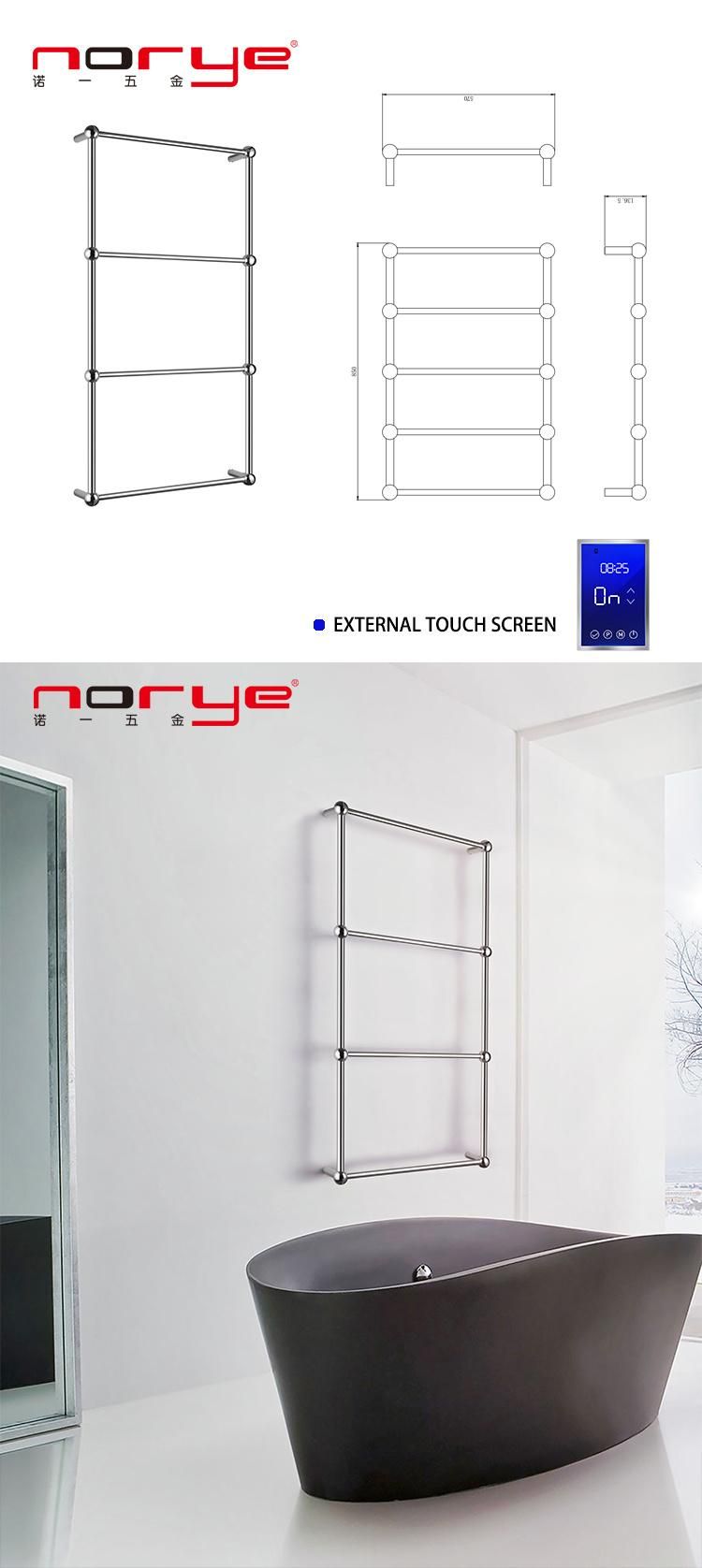 Heating Electric Towel Rack Dryer Radiator Towel Rail Electric Wall Power