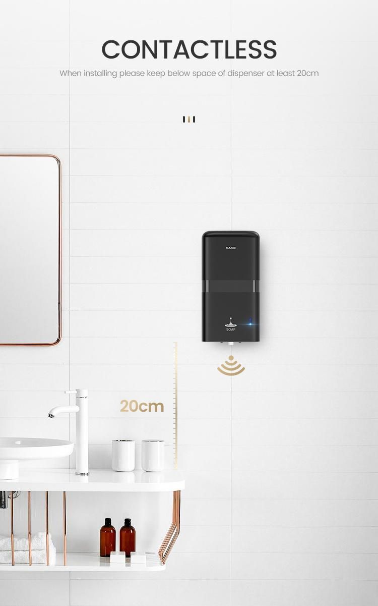 Saige Bathroom Wall Mount Plastic Touchless Automatic Smart Soap Dispenser