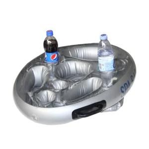 OEM PP Waterproof Inflatable Floating SPA Coasters Inflatable Fruit Holder for Family