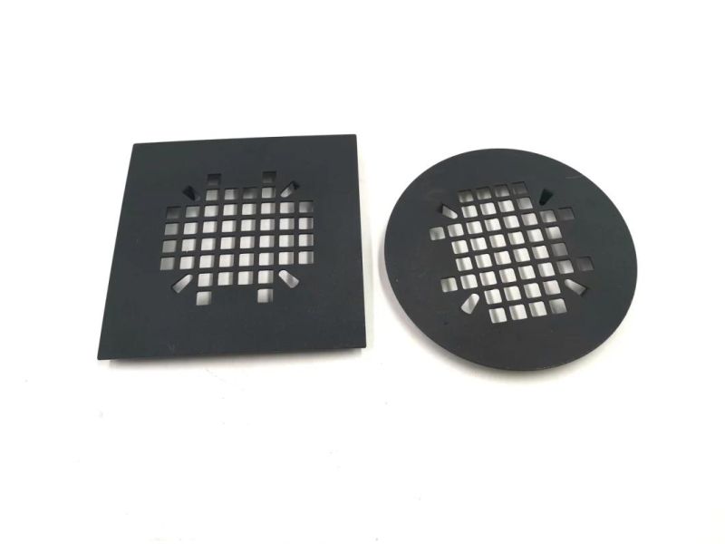 Stainless Steel 304 PVD Surface 4" Square Shower Drain