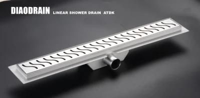 Smart Linear Shower Drain with a Magic Box Inside Stop Waste Back3