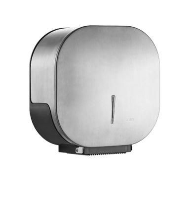 New Design Bathroom Accessories 304 Stainless Steel Wall-Mounted Jumbo Roll Paper Towel Dispenser