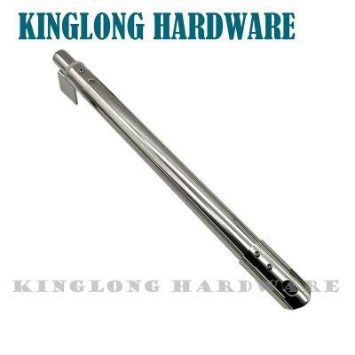 Stainless Steel Bathroom Glass Door Accessories Adjustable Length Inclined Plane Fixed Bar/Clip Shower Room Support Rod