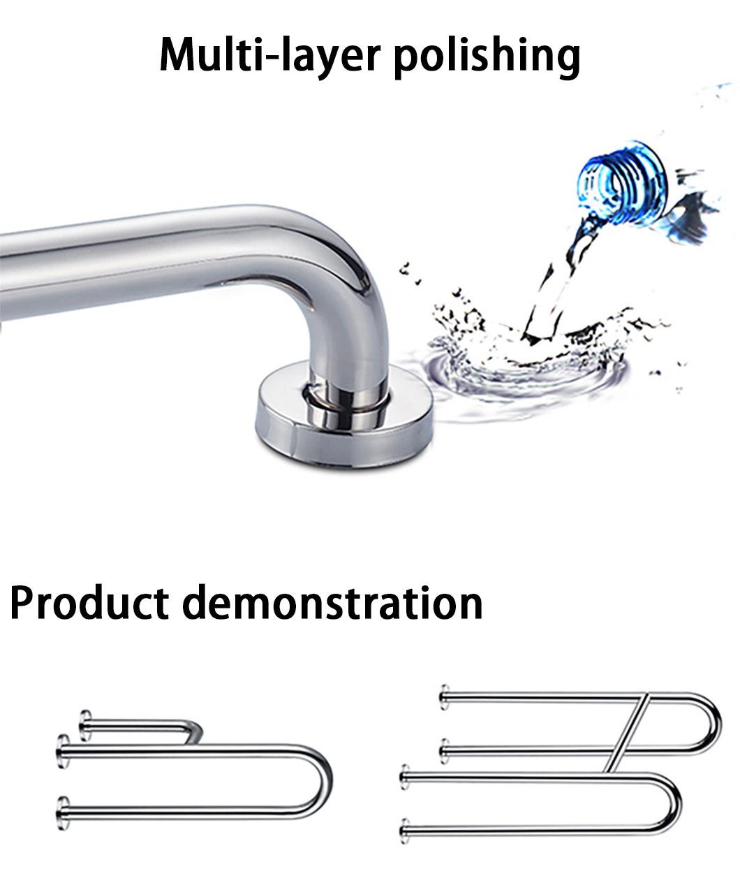 Bathroom Stainless Steel Shower Disabled Grab Bar Handrail