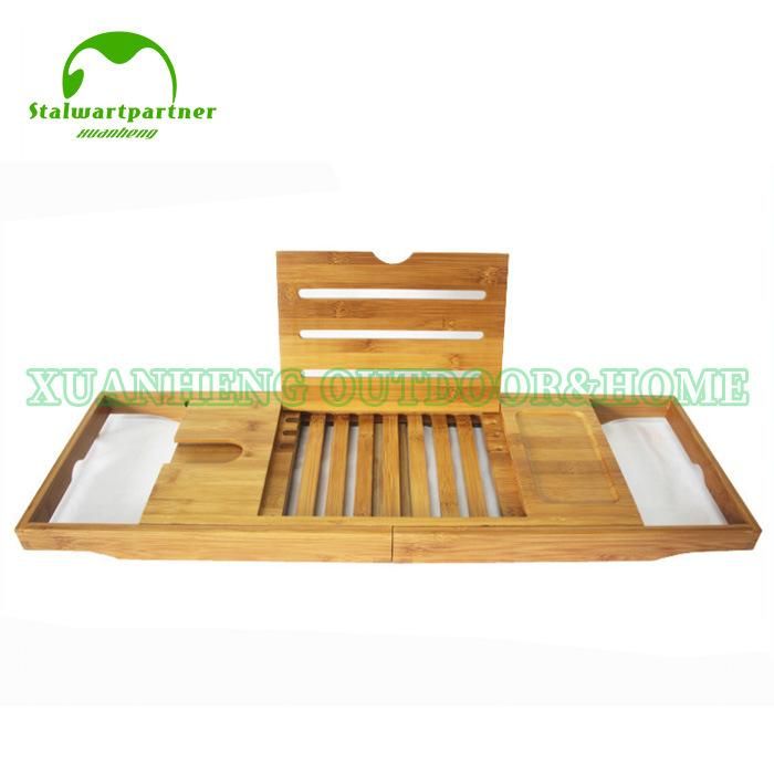 Adjustable Bamboo Bathtub Caddy Tub