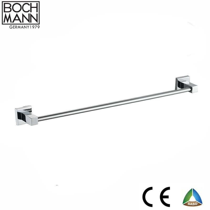 Chrome Color Towel Bar and Zinc Bathroom Accessories Single Towel Bar