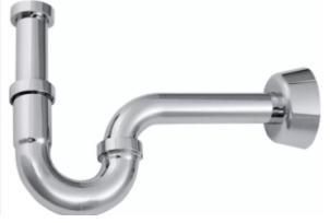 Zinc P Trap Sink Strainer Drainer Hose