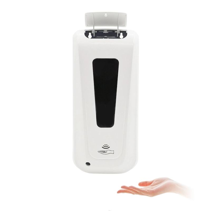 Wall Mounted Manual F1408 Battery Dispensers Stainless Steel Plastic Hand Sanitizer Automatic Liquid Soap Dispenser