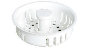 Replacement Basket, Plastic White Basket with Plastic Lifted Post, Drain