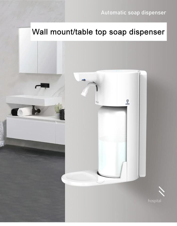 Saige New Arrival Hospital 1200ml Wall Mounted Liquid Alcohol Spray Soap Dispenser