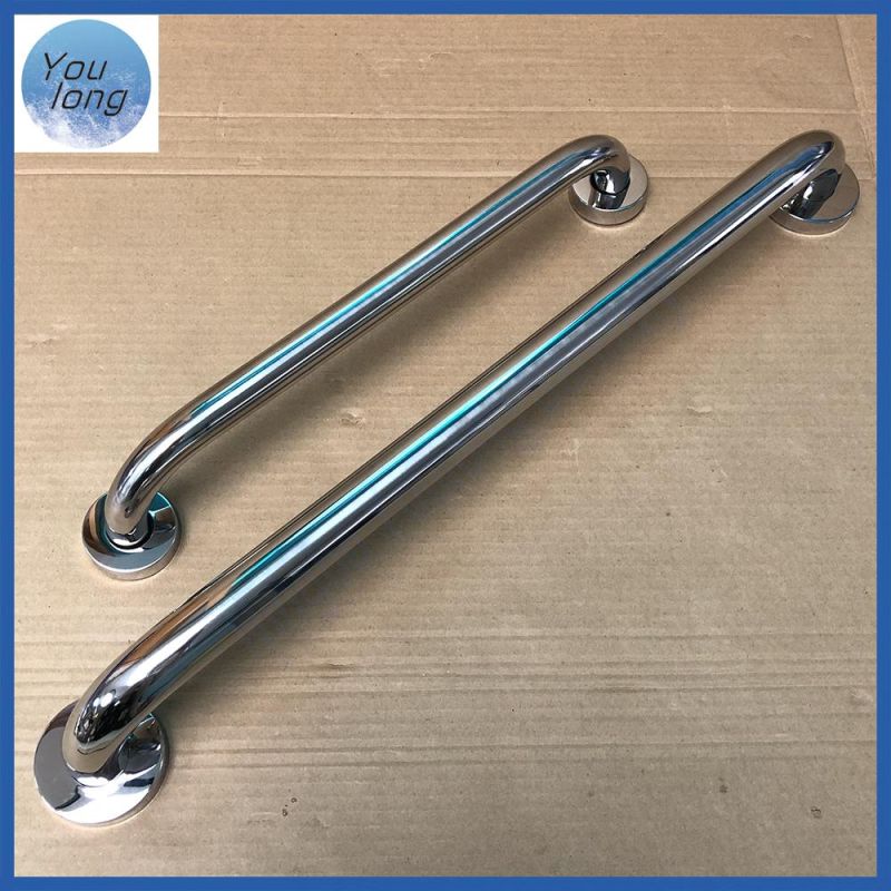 Stainless Steel304 40cm 16 Inch Polished Handicap Toilet Straight Bar Safety Grab Bar