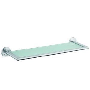 Wall Mounted 304 Stainless Steel Weld Glass Shelf
