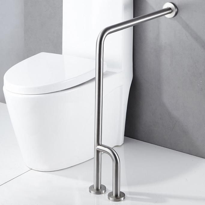 Stainless Steel Grab Bar Floor Grab Bar with Outrigger