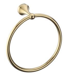 Dia. 160mm Brass Towel Ring with PVD Gold Luxury Finish